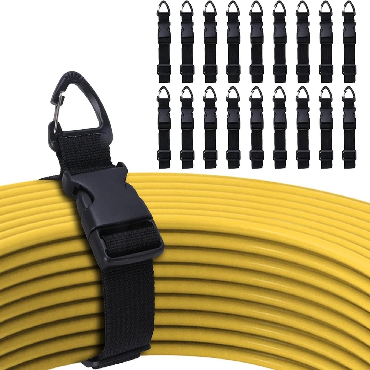 6 Piece Cable and Extension Cord Storage Straps