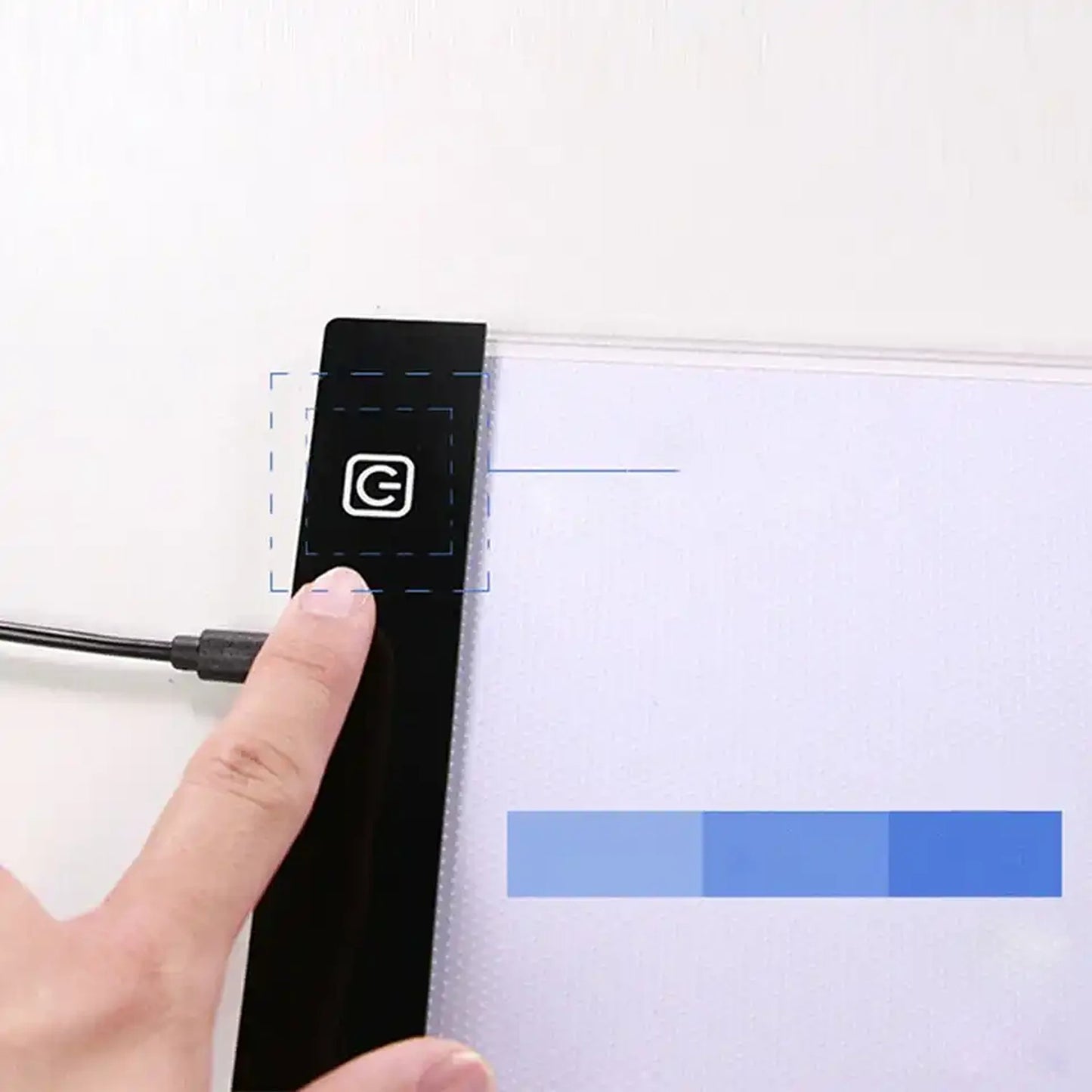 A4 LED Light Box Tracing Drawing Board Art Pad Adjustable Light