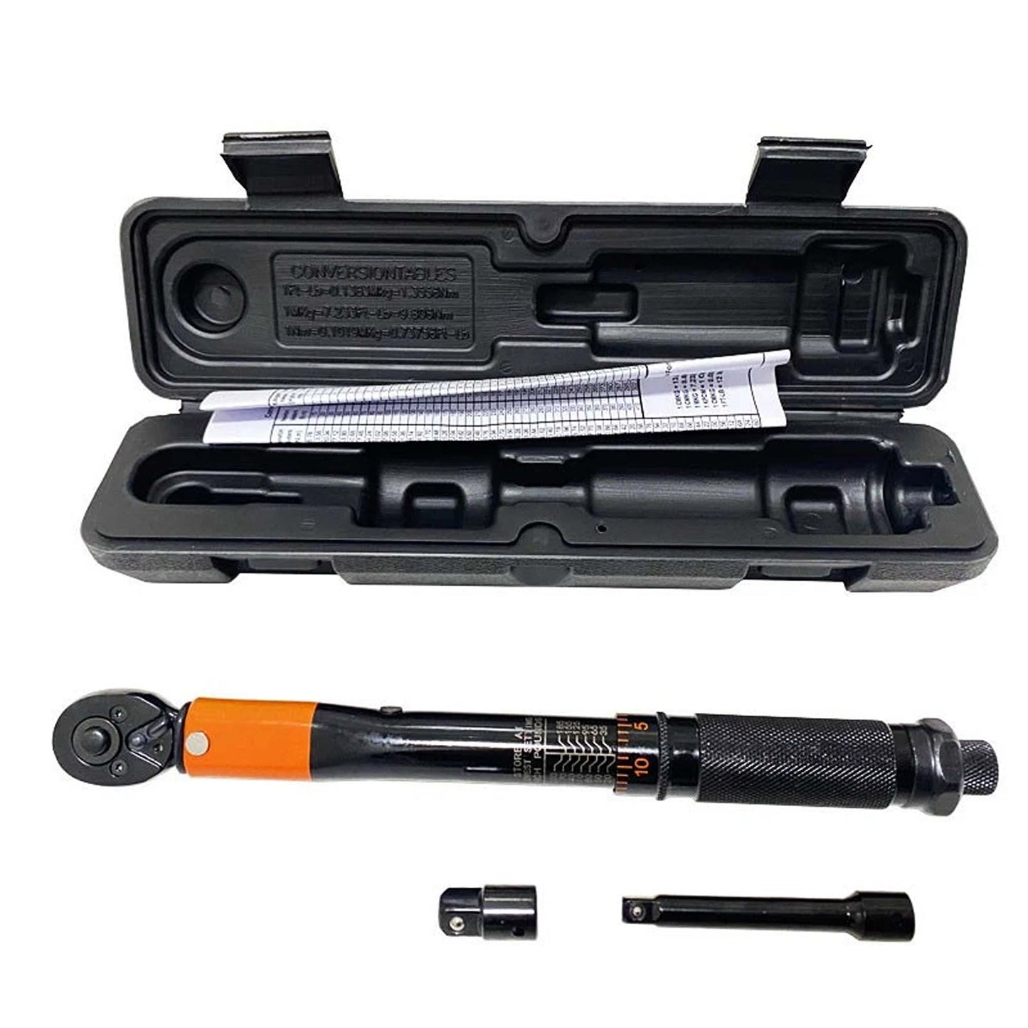 3 Piece Quarter Inch Drive Click Torque Wrench Set
