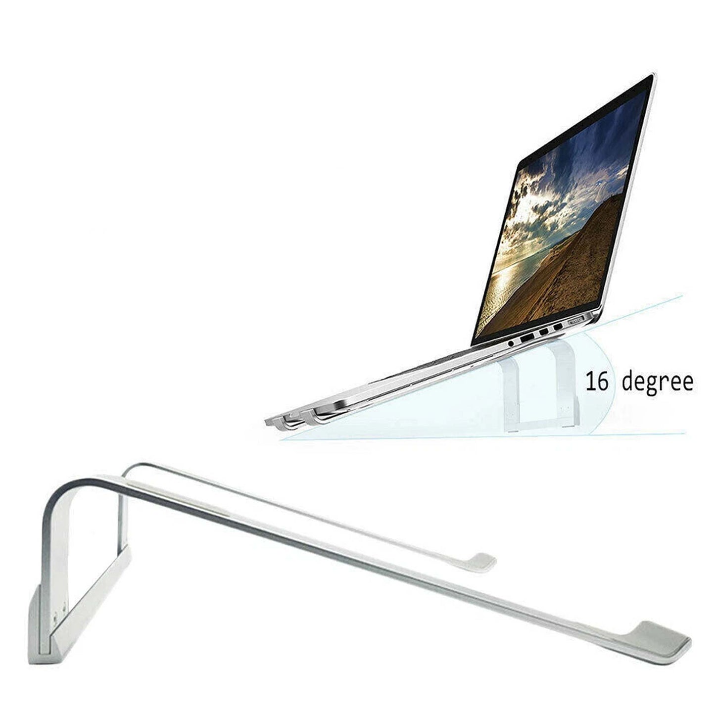 Portable Aluminum Laptop Stand for Notebook and Tablet