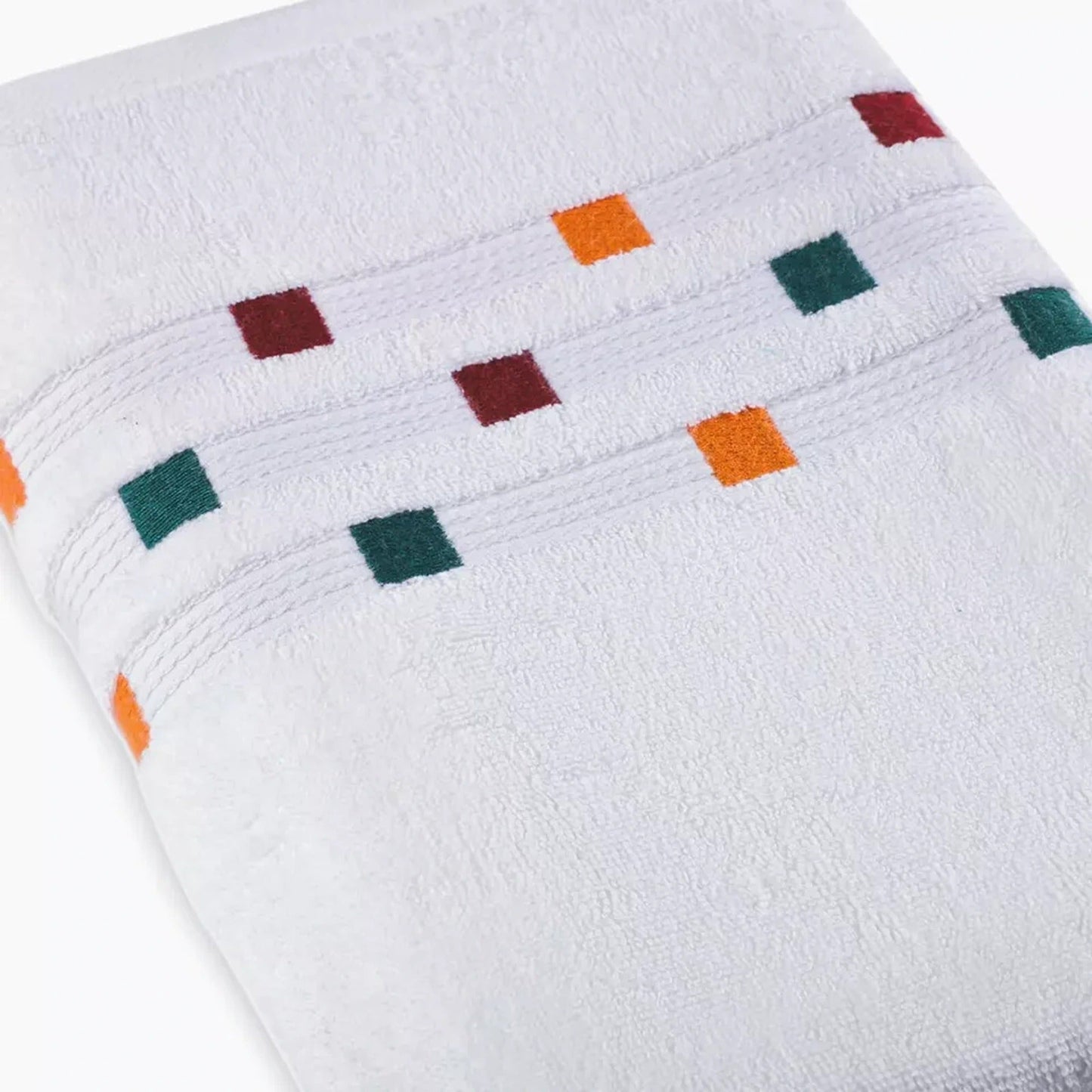 White Soft and Absorbent Luxury Cotton Towel Set 550 GSM