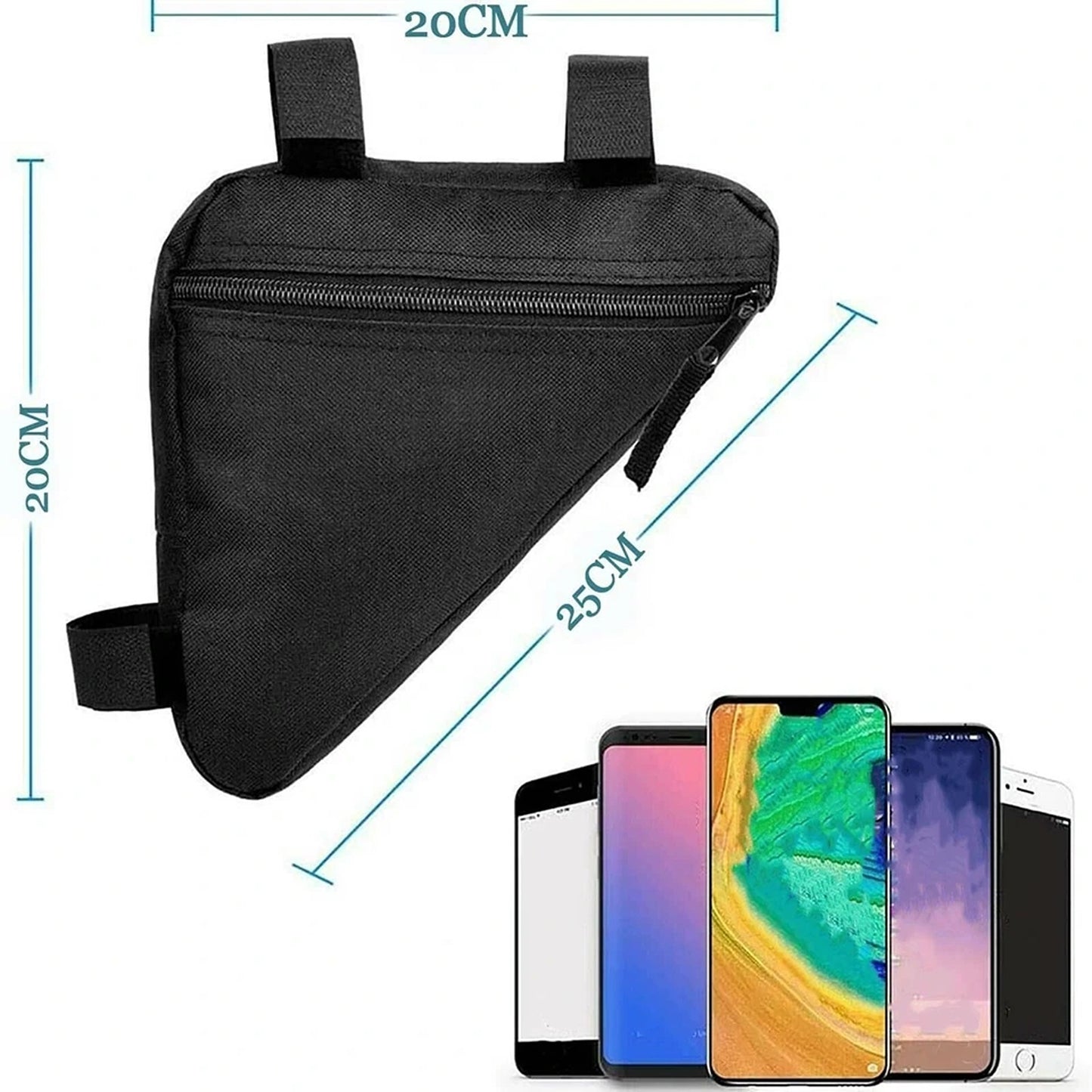 Bicycle Front Tube Storage Bag for Cycling Essentials