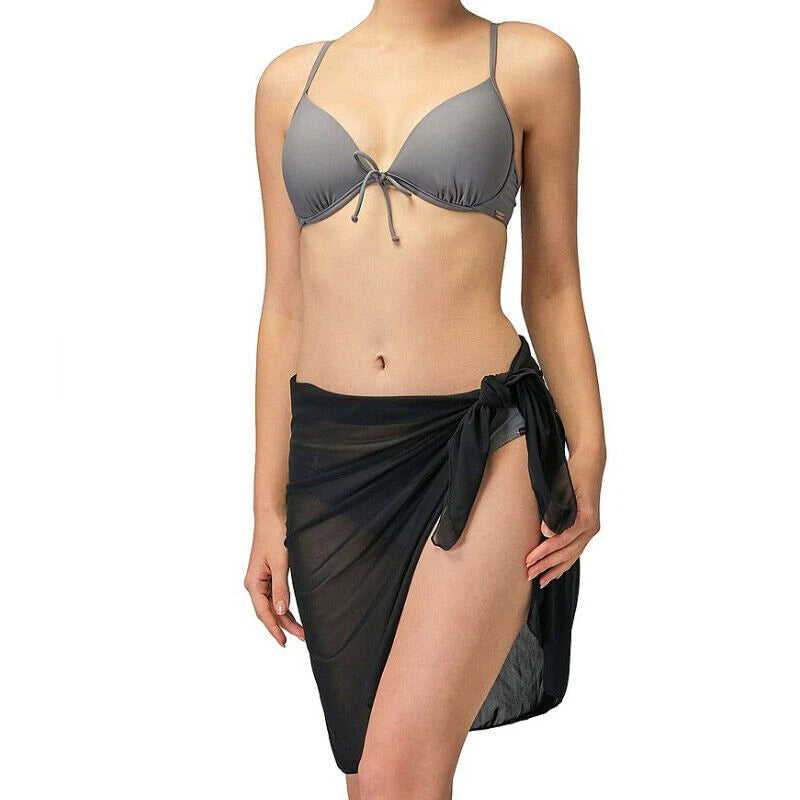 Women Sarong Skirt Wrap Short Cover Pareo Swim Beach Bikini Beachwear up