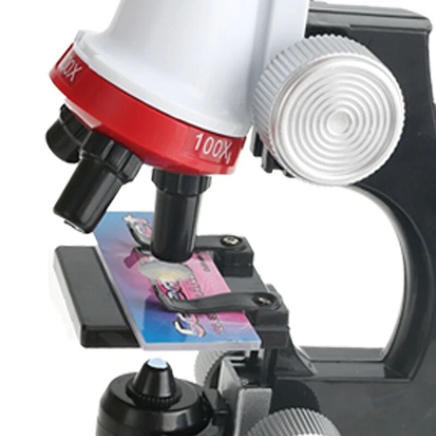 Kids Toy Microscope Science Kit 100X 400X 1200X Educational Lab Set