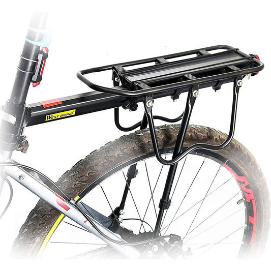 Bike Rear Seat Rack with Pannier Support