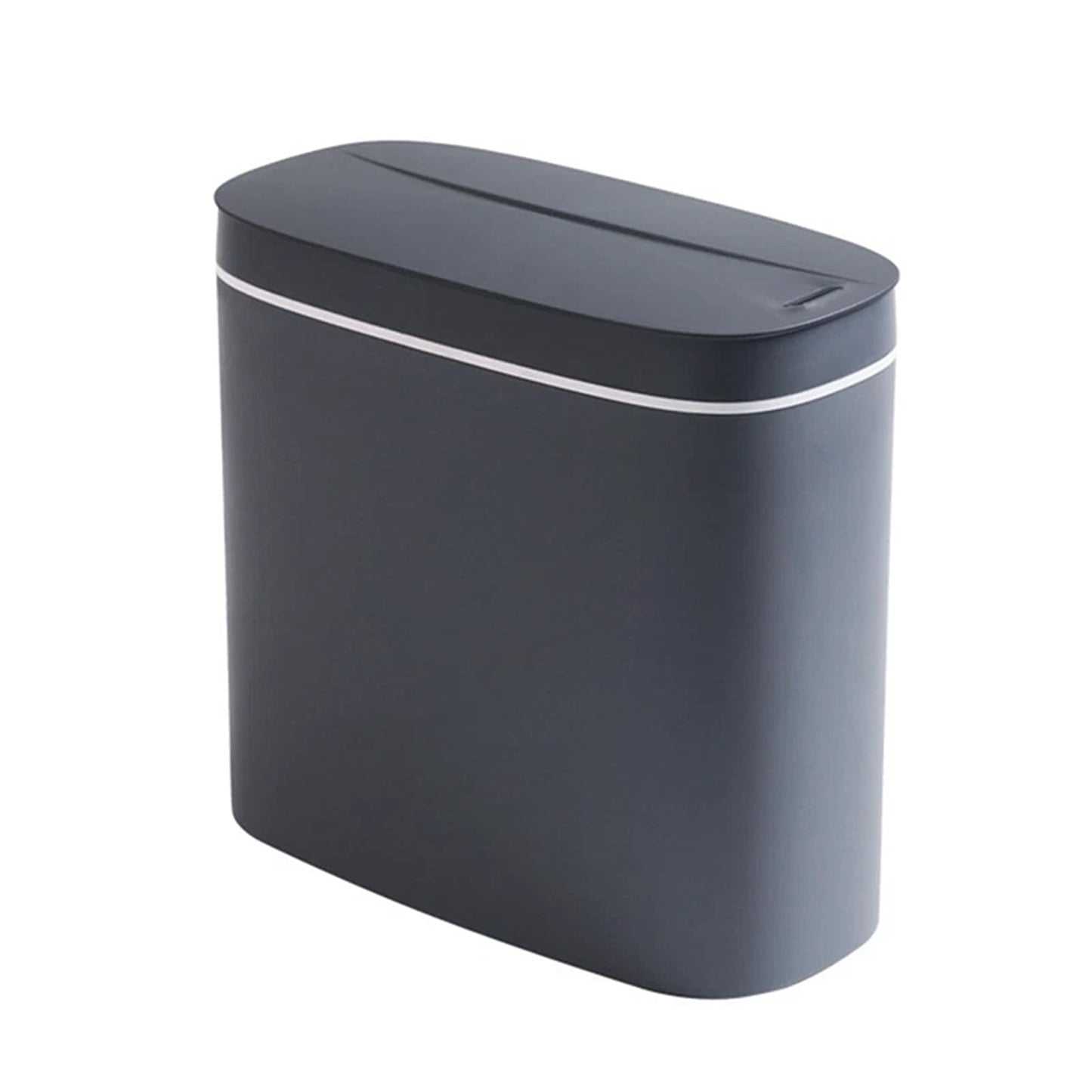 Dark Grey Touchless Smart Trash Can with Rechargeable Battery