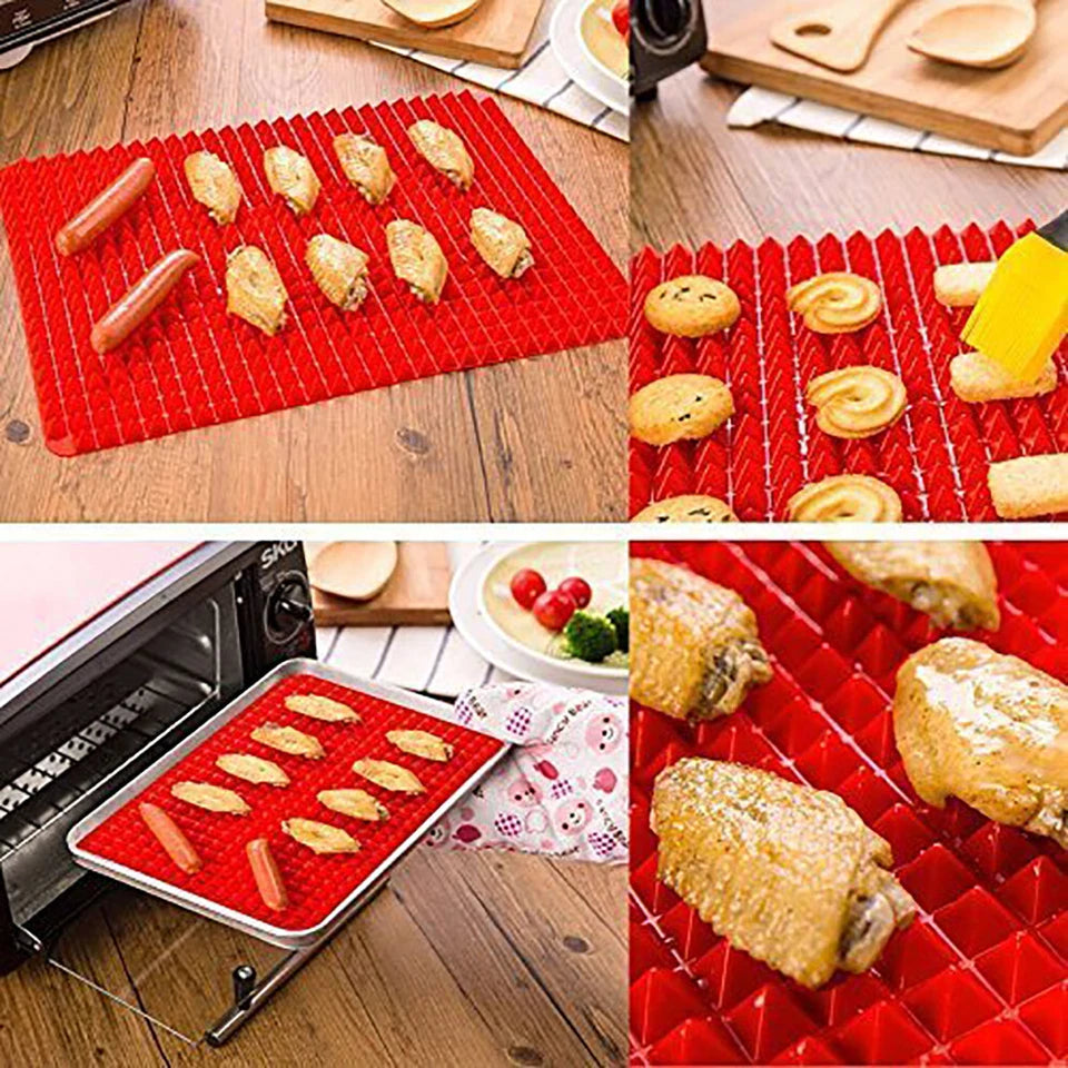 Silicone Cooking Mat with Pyramid Design