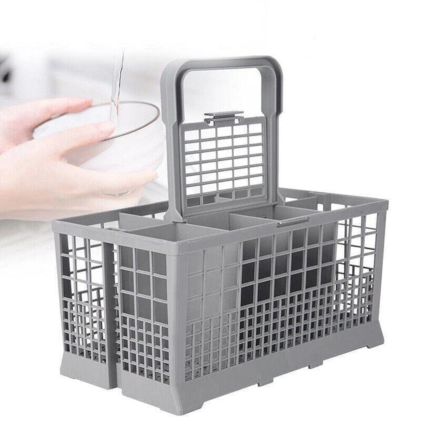 Universal Dishwasher Basket for Cutlery and Utensils