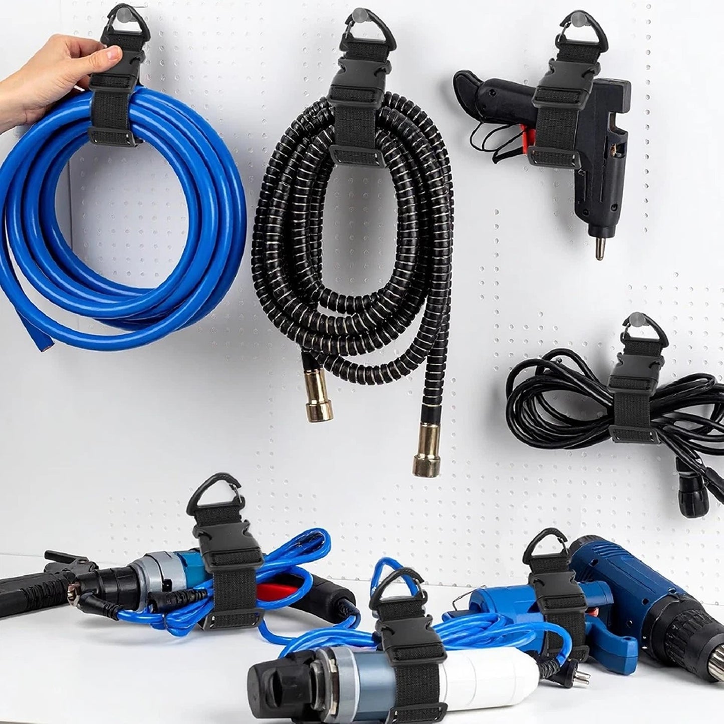 6 Piece Cable and Extension Cord Storage Straps