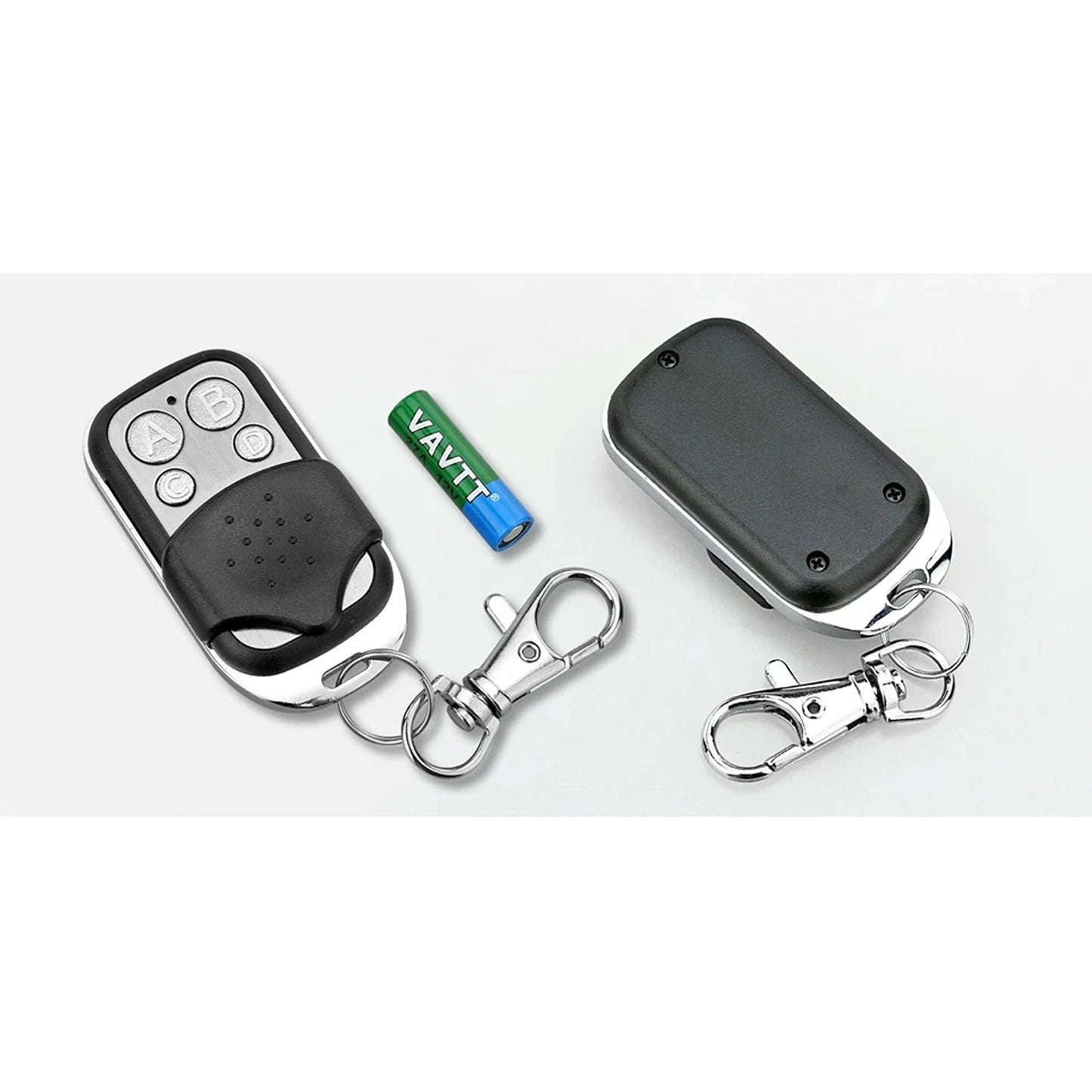 Universal Replacement Garage Door Gate Car Cloning Remote Control Key Fob 433mhz 2x