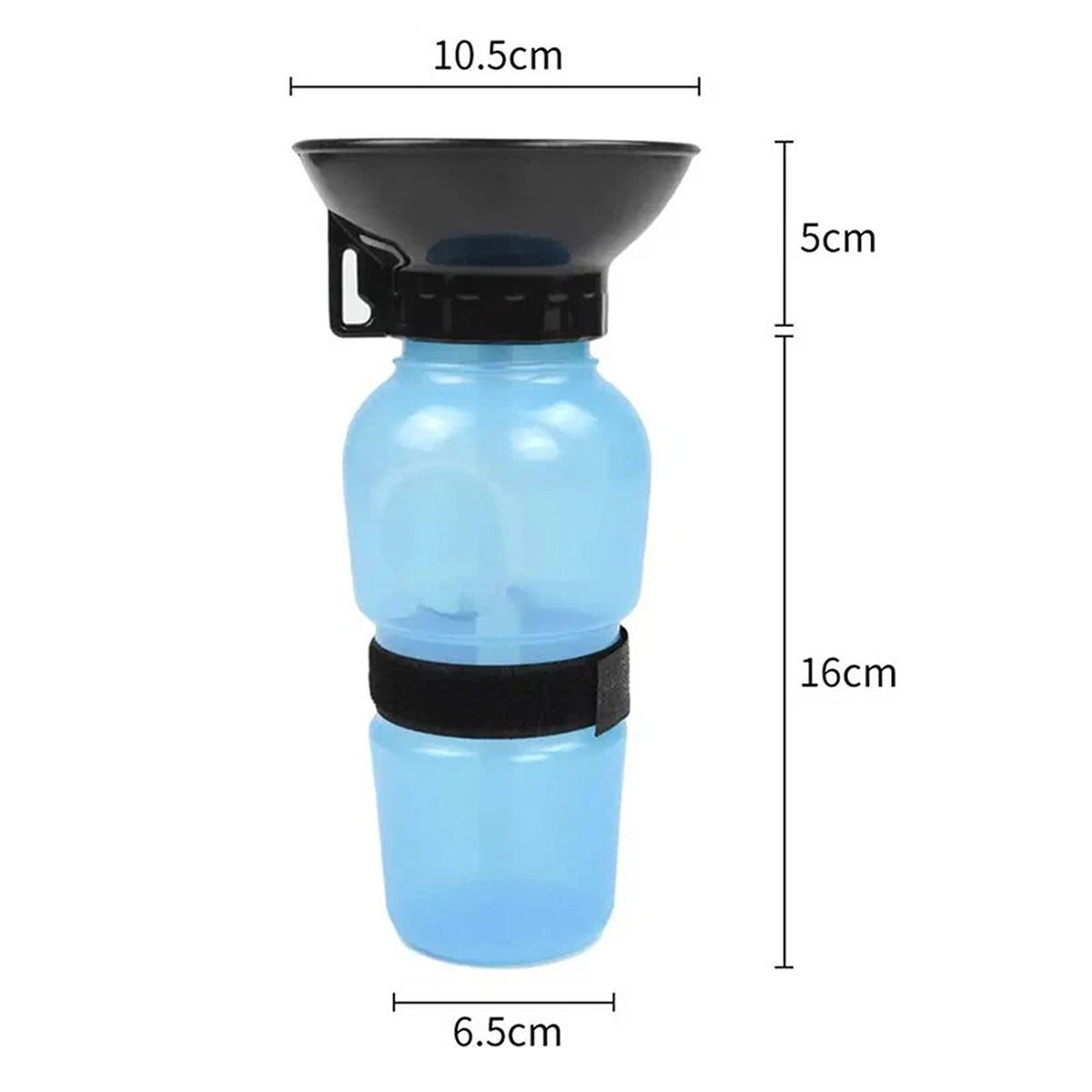 Portable Dog and Cat Water Bottle Detachable Travel Pet Feeder