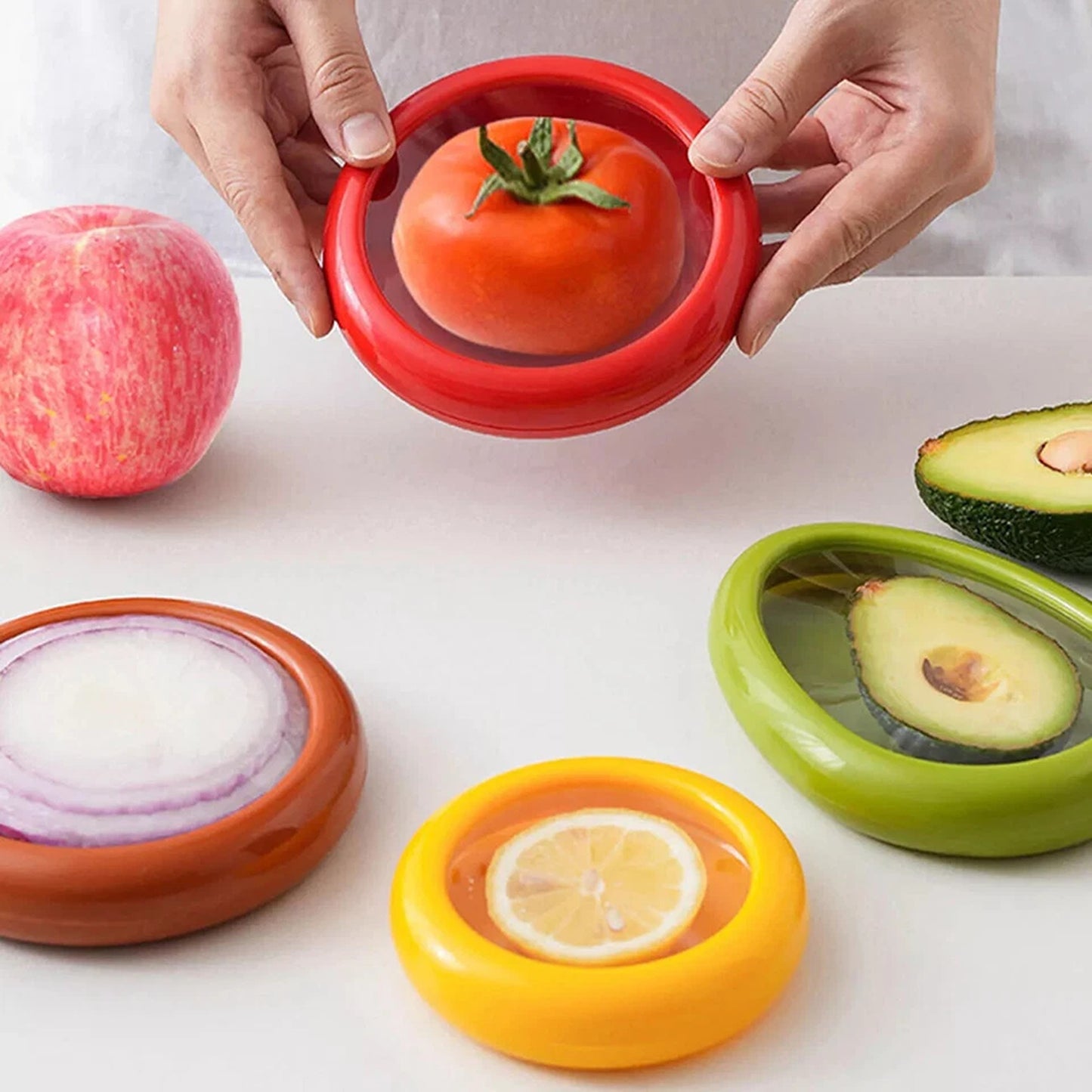 4 Piece Fresh Produce Storage Container Set
