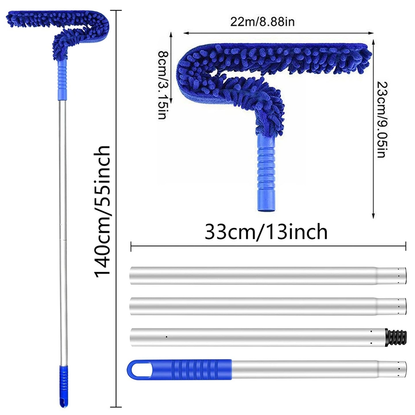 Flexible Duster Cleaning Brush Bendable Handle Soft Dust Cleaner
