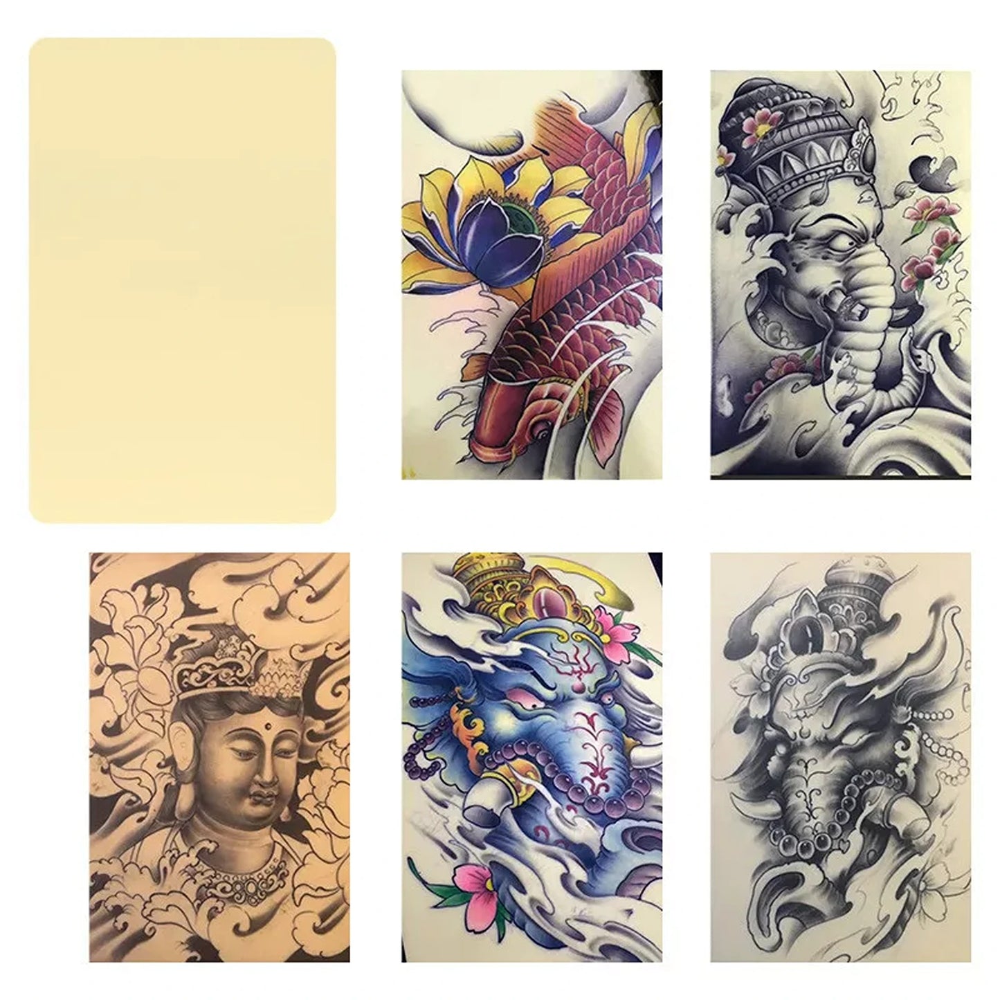 1/3mm Thickness Tattoo Practice Skin Silicone Fake Skin Pad for Beginner - 10x