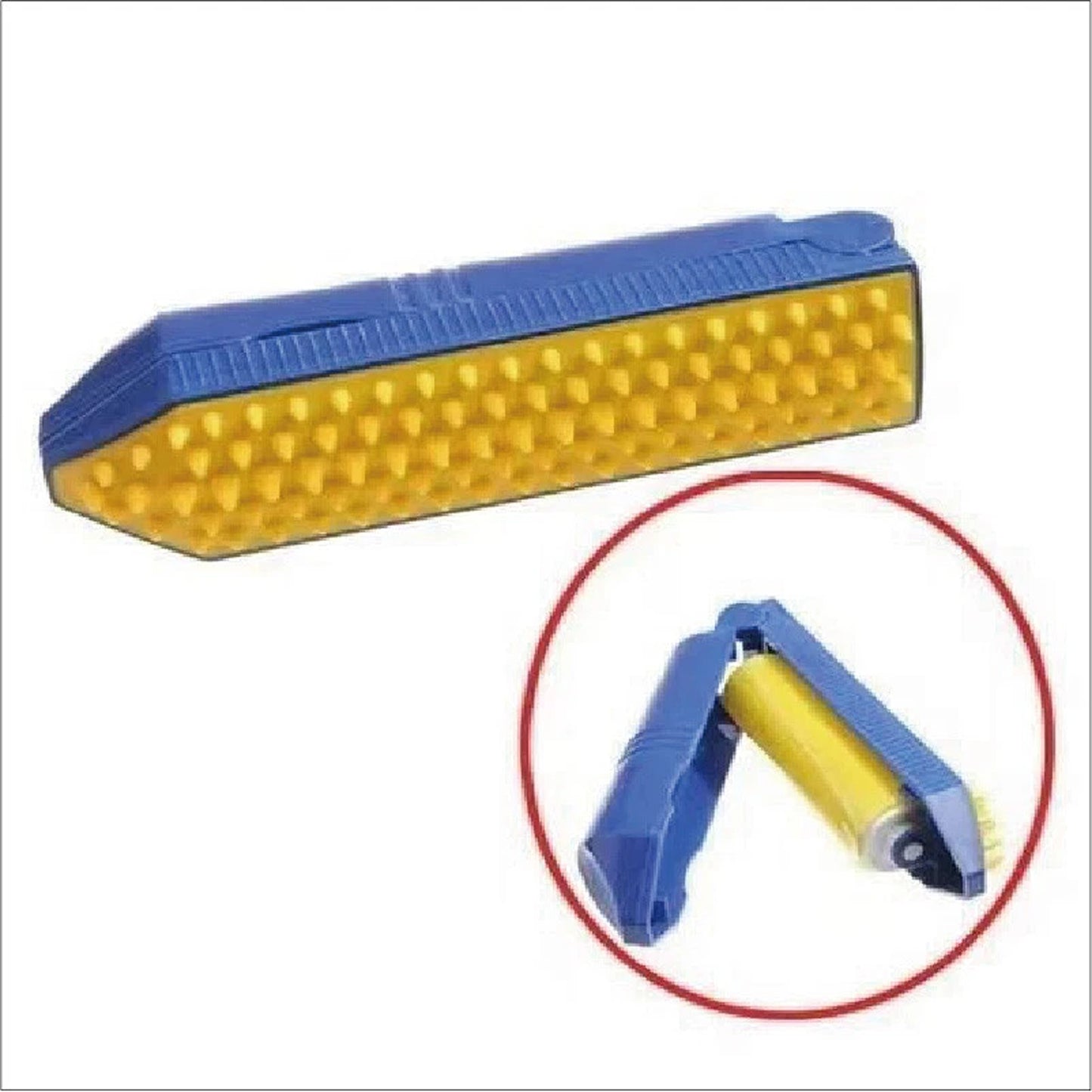 2 Piece Reusable Lint Roller and Pet Hair Remover Set