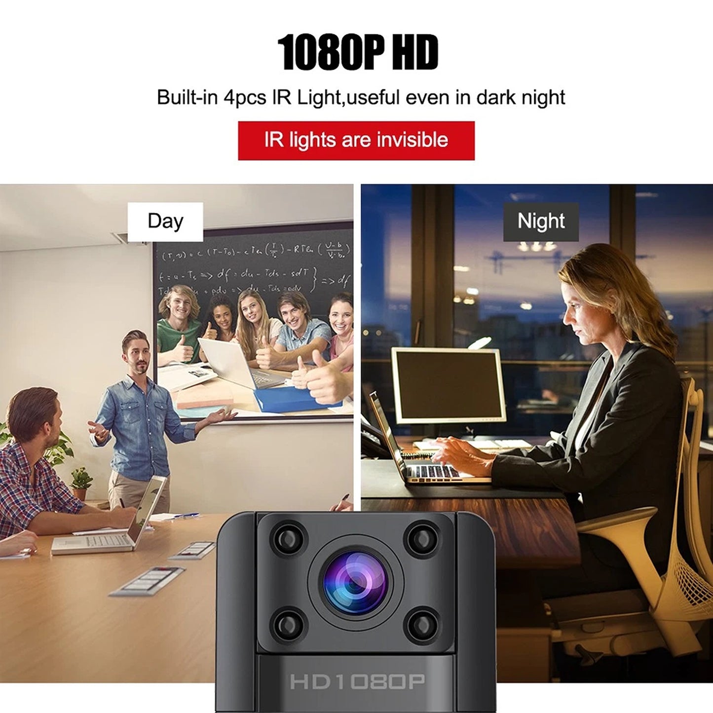 Portable 1080P Body Camera Pocket Clip DVR Video Recorder