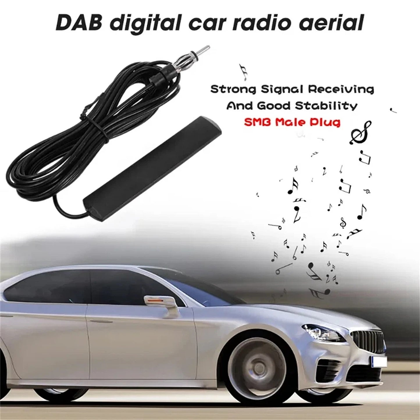 Universal Stealth Radio Antenna for Car Truck and Vehicle