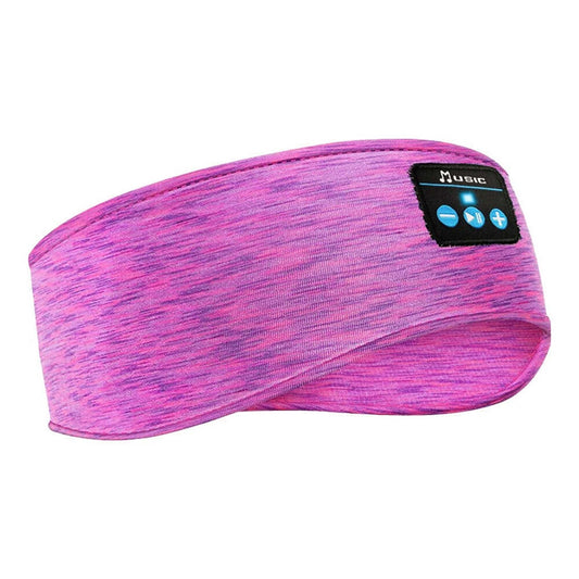 Hot Pink Bluetooth Sleep Headband with Wireless Headphones