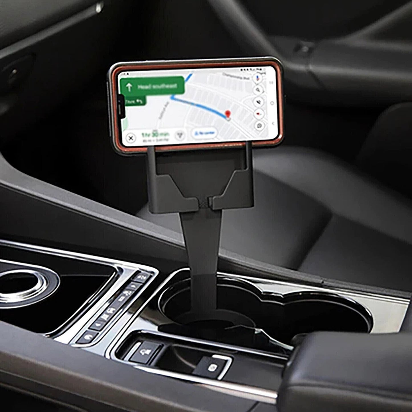 2 in 1 Adjustable Car Cup Holder Phone Stand