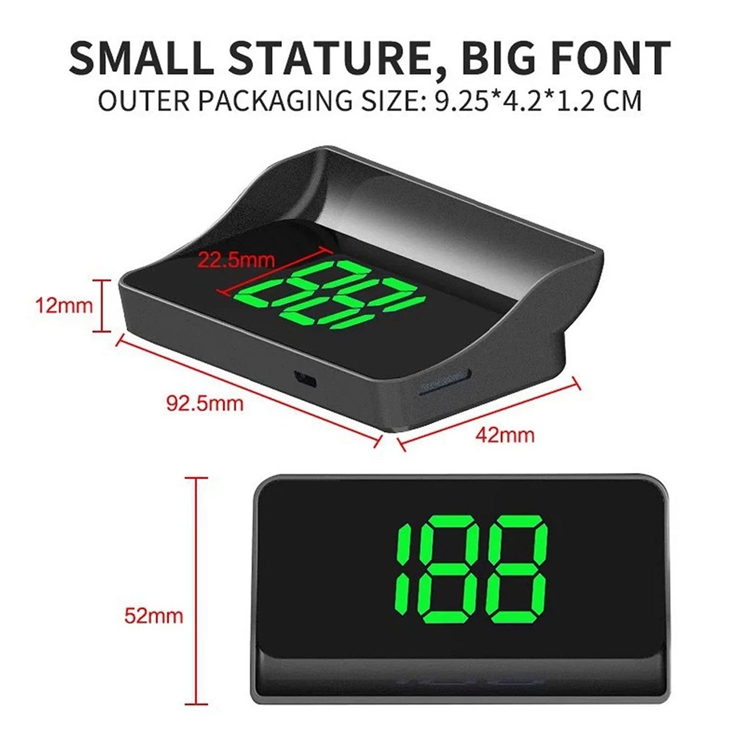 Plug and Play GPS HUD Speedometer for Vehicles
