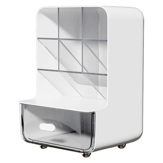 White Multi Purpose Desk Organizer for Pens and Stationery