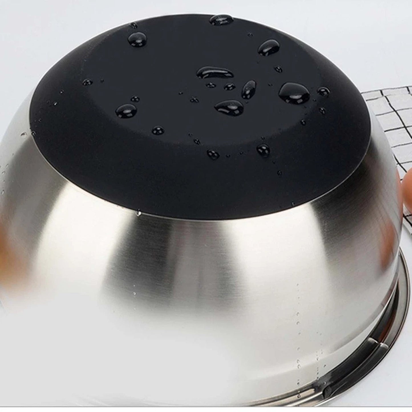 5 Piece Stainless Steel Kitchen Mixing Bowls with Lids