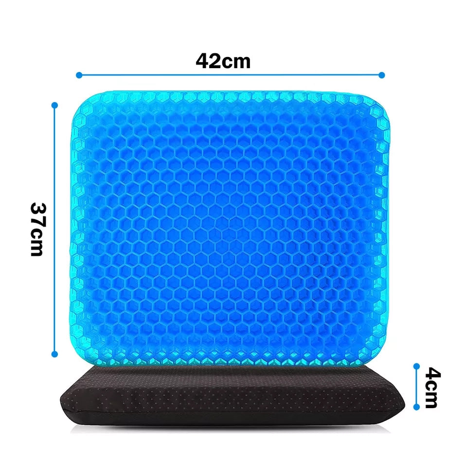 Double Layer Gel Honeycomb Seat Comfort Support Cushion Cooling Flex Pain Relief