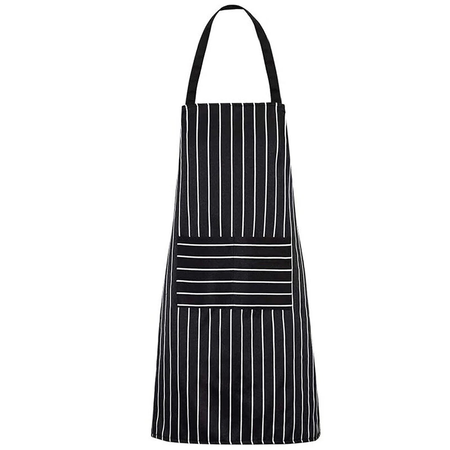 Washable Bib Apron with Pocket for Kitchen and Cooking