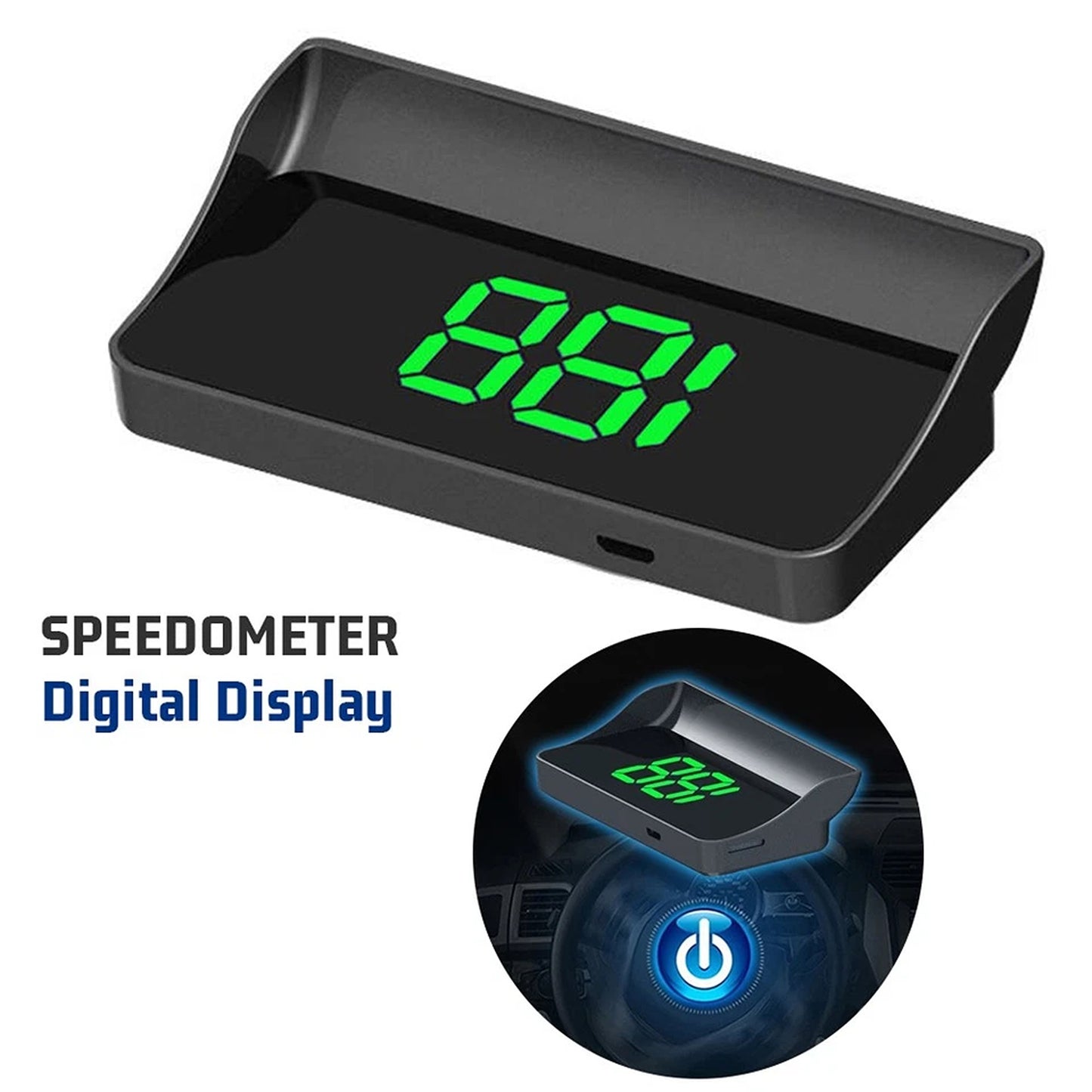Plug and Play GPS HUD Speedometer for Vehicles