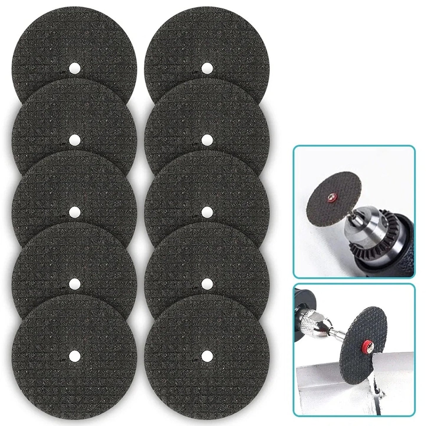 60Pcs 32mm Mini Cutting Disc Set For Dremel Rotary Tool With Mandrel
