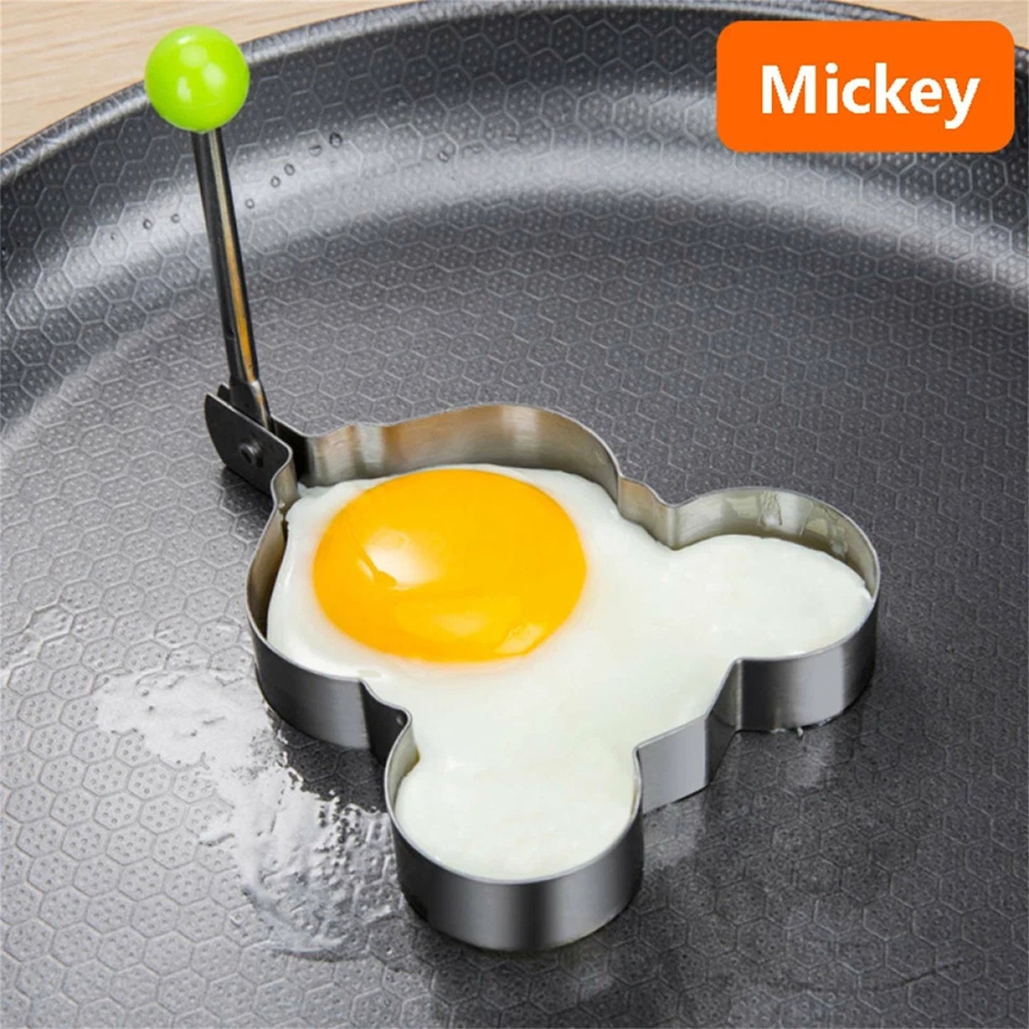 5 Piece Stainless Steel Egg Rings for Pancakes and Fried Eggs
