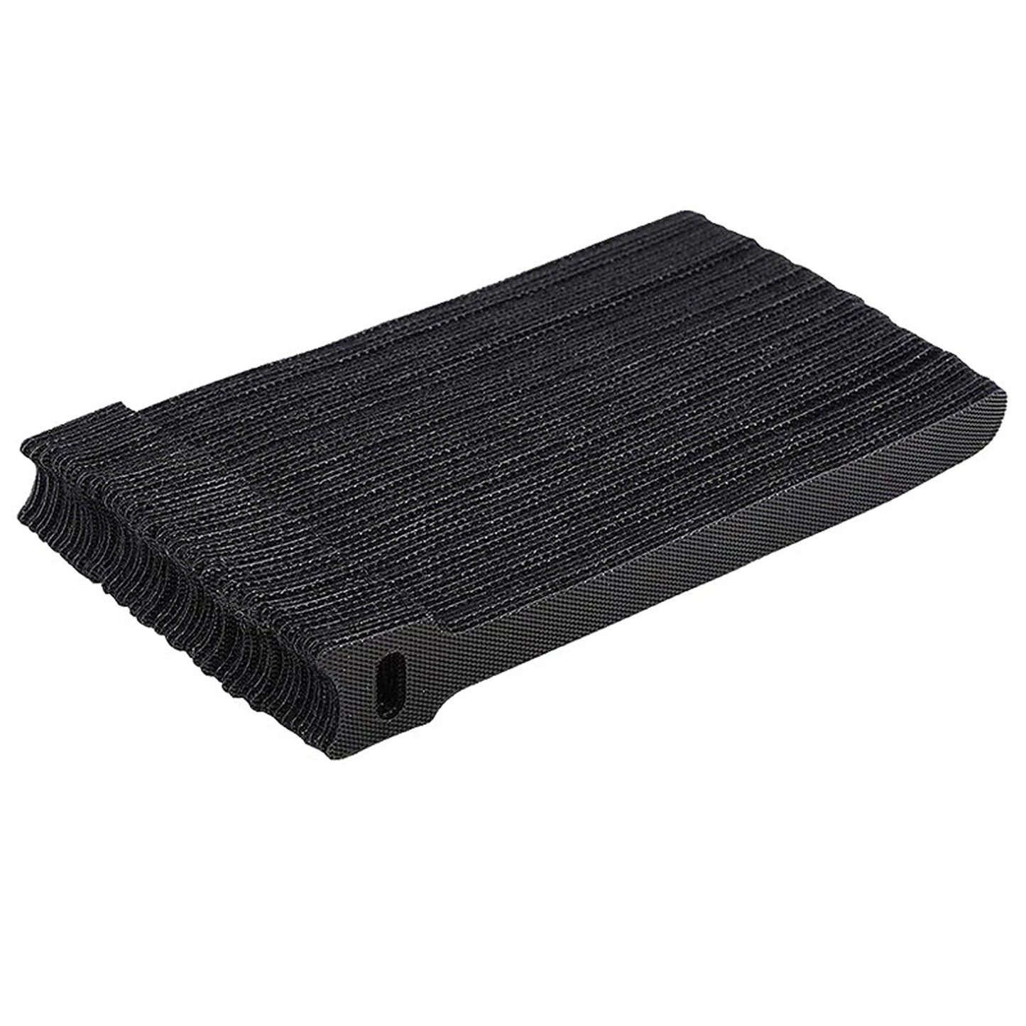 100 Piece Nylon Cable Tie Set for Home Office and Electronics
