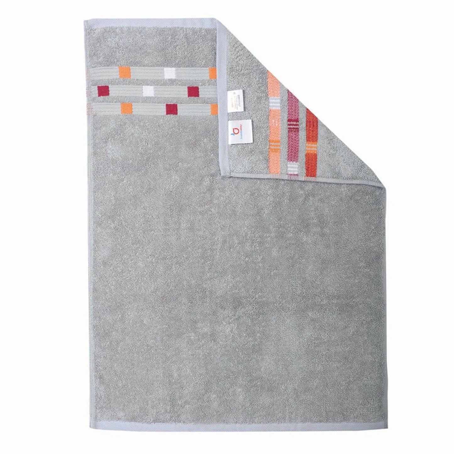 Silver Soft and Absorbent Luxury Cotton Towel Set 550 GSM