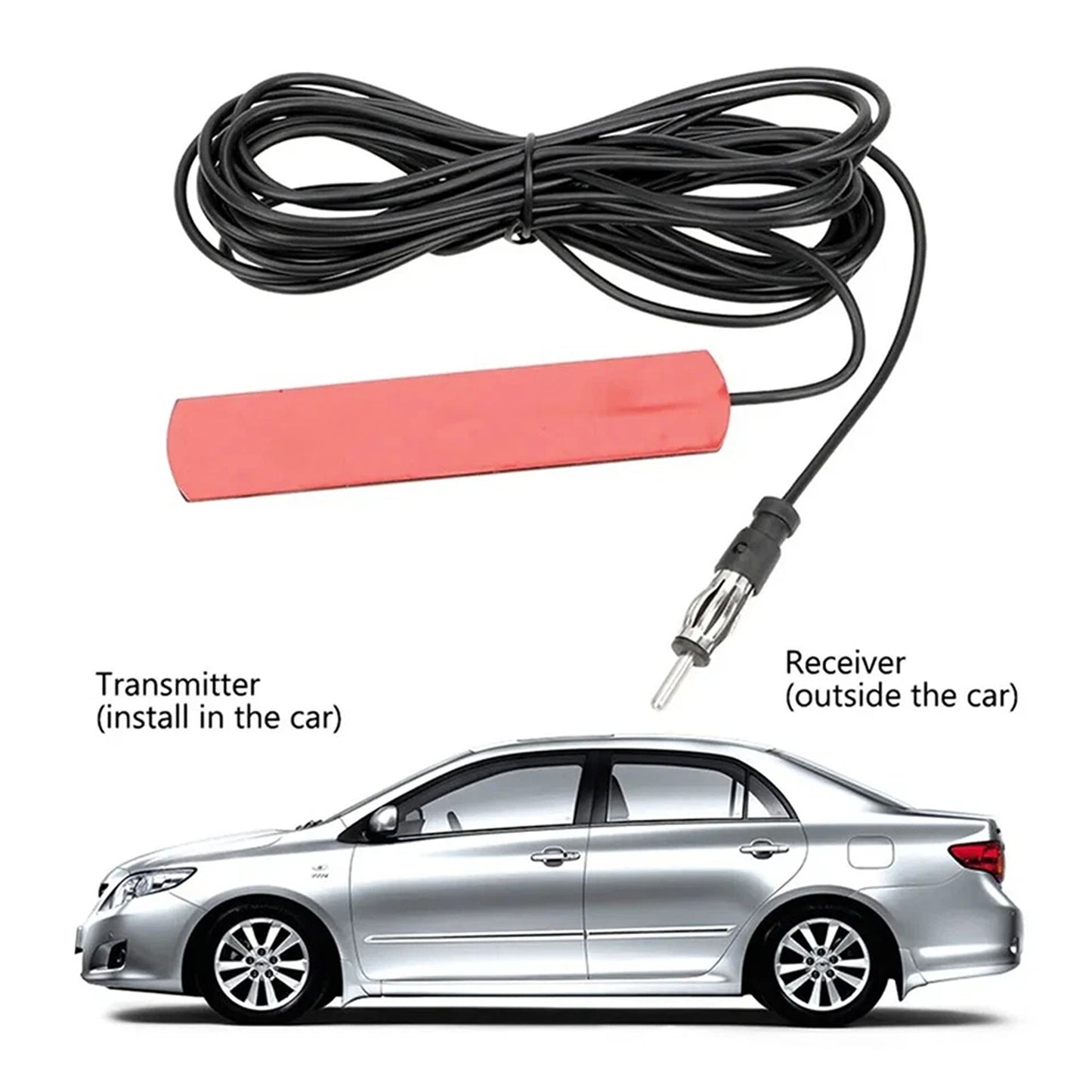 Universal Stealth Radio Antenna for Car Truck and Vehicle