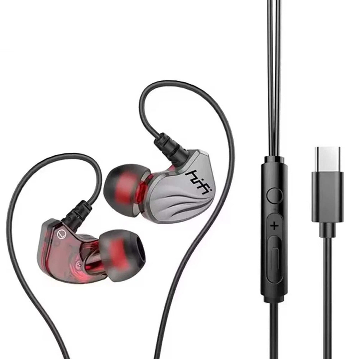 6D Stereo USB C Earphones Wired Headset for iPhone 15 16 and Samsung