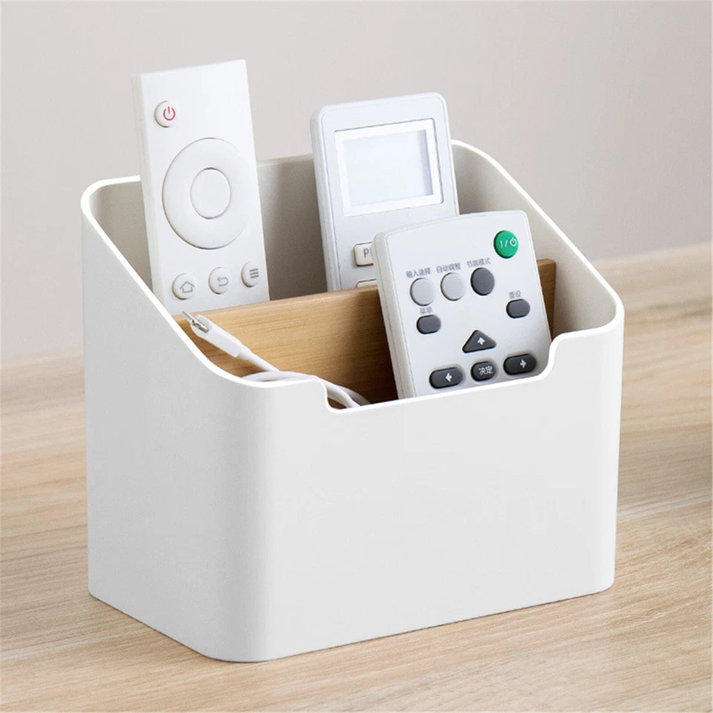 Multi Purpose Desk Organizer Holder for Phone and Remote Controls