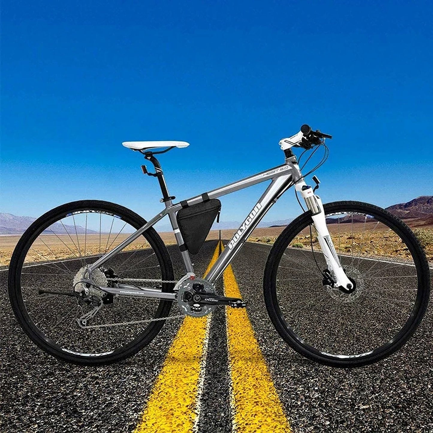 Bicycle Front Tube Storage Bag for Cycling Essentials
