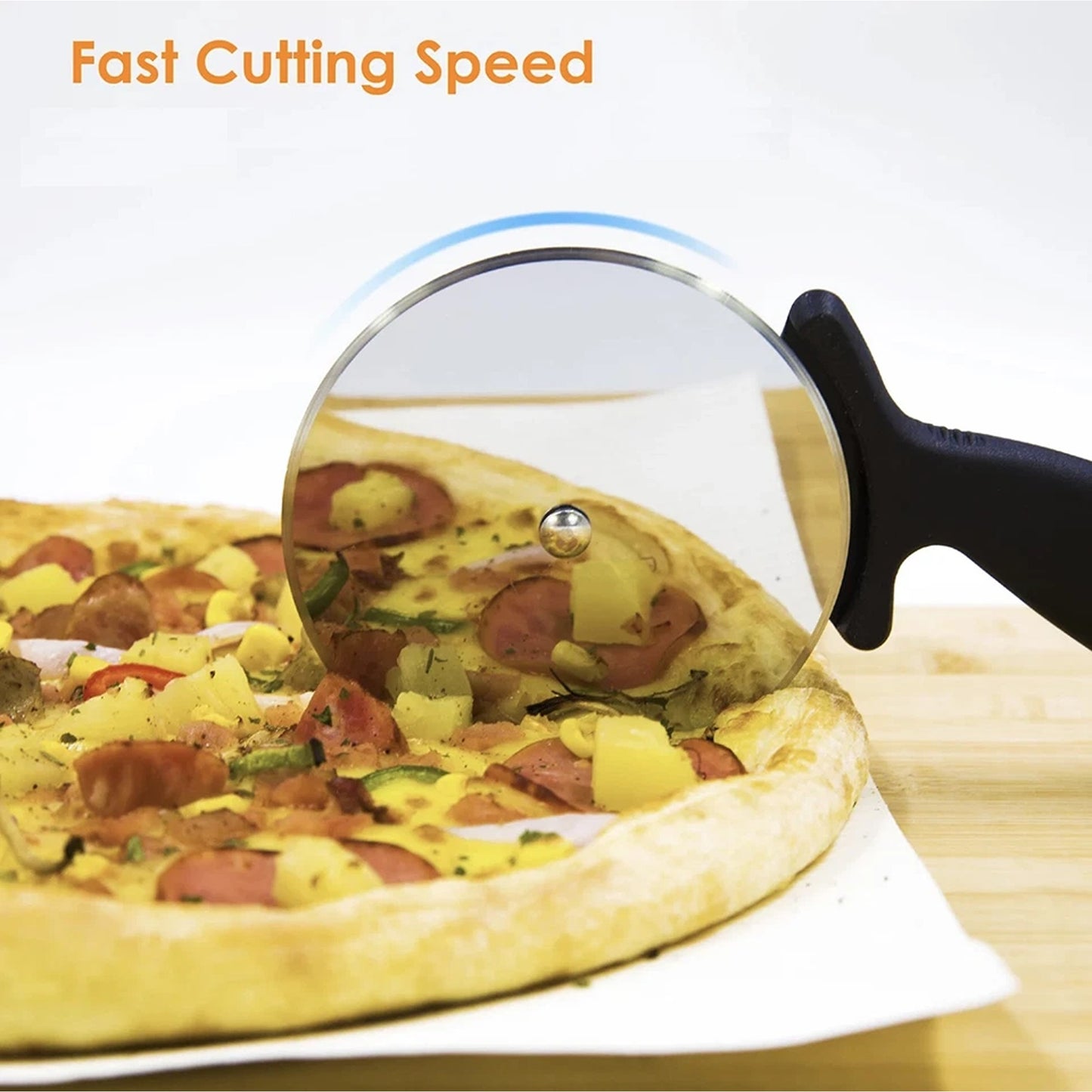 Pizza Wheel Cutter Stainless Steel Kitchen Tool