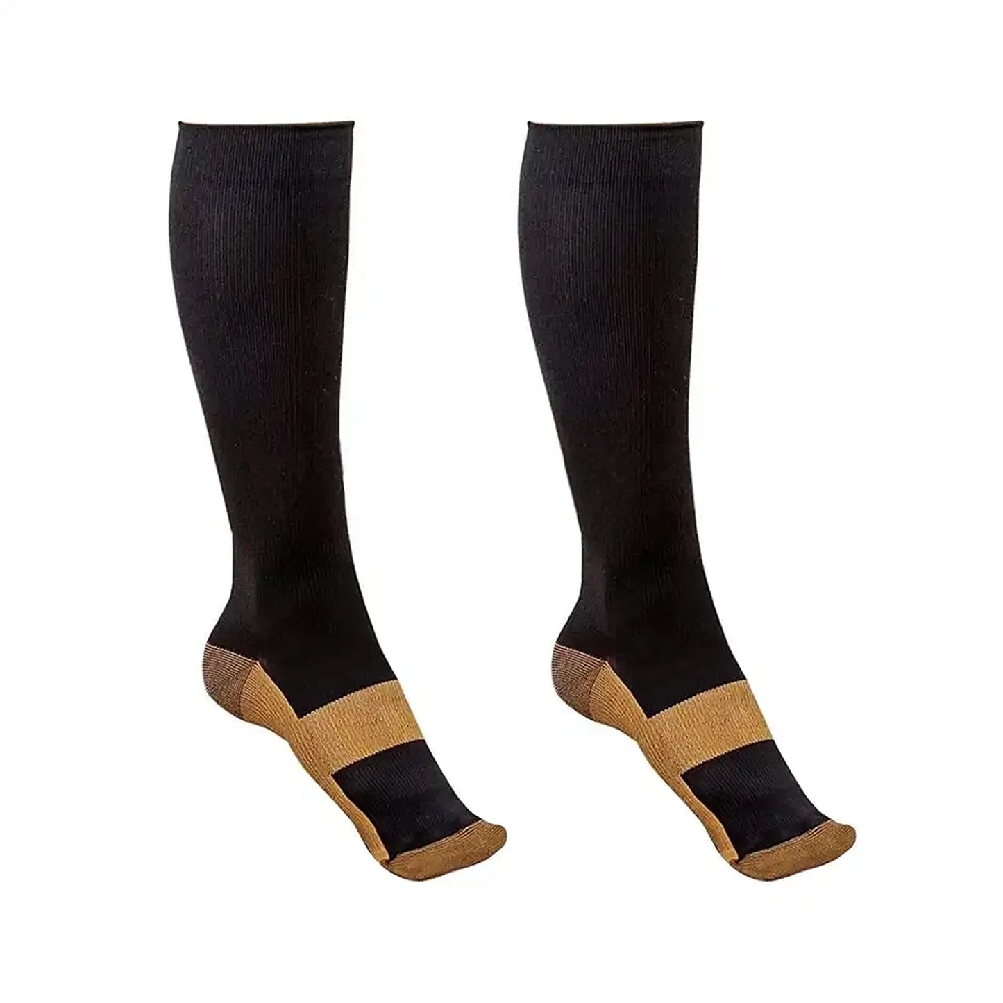 1 Pair Miracle Copper Compression Anti Fatigue Socks