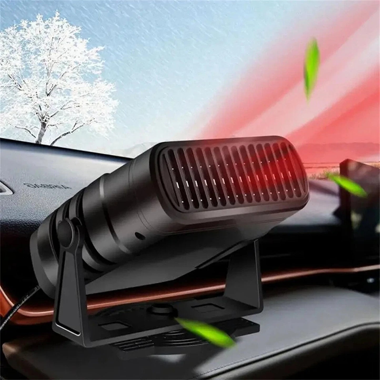 Portable 12V Car Heater Fan Ceramic Defroster Demister