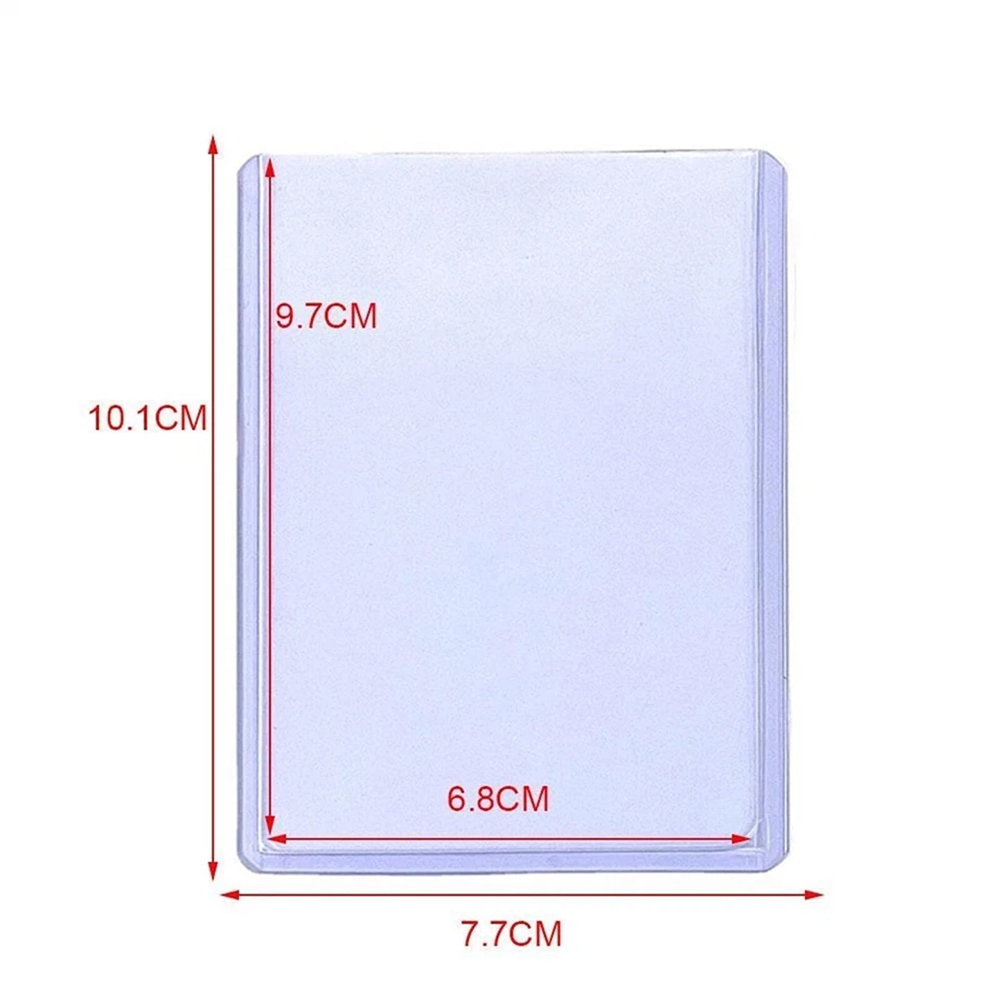 50 Pack Rigid Card Holders for Trading Cards
