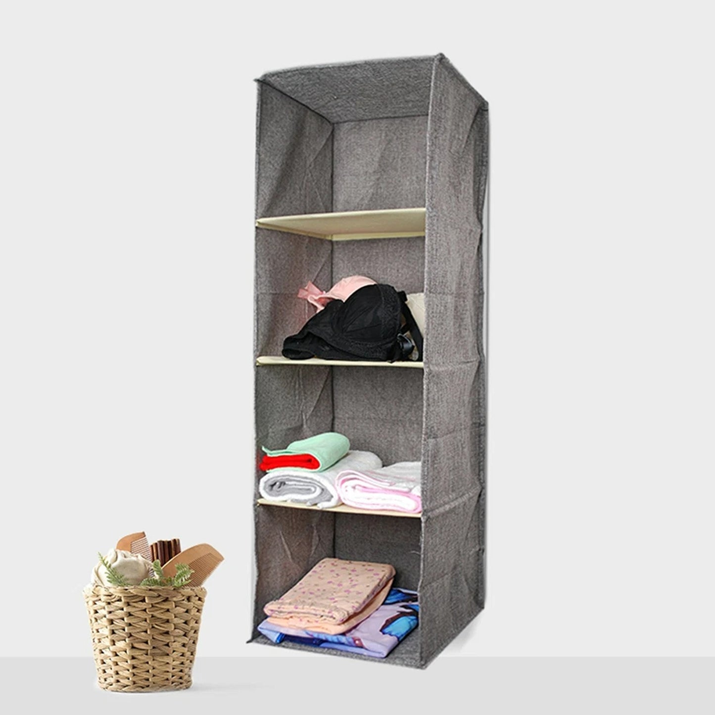 Hanging Wardrobe Storage Organizer for Clothes and Shoes