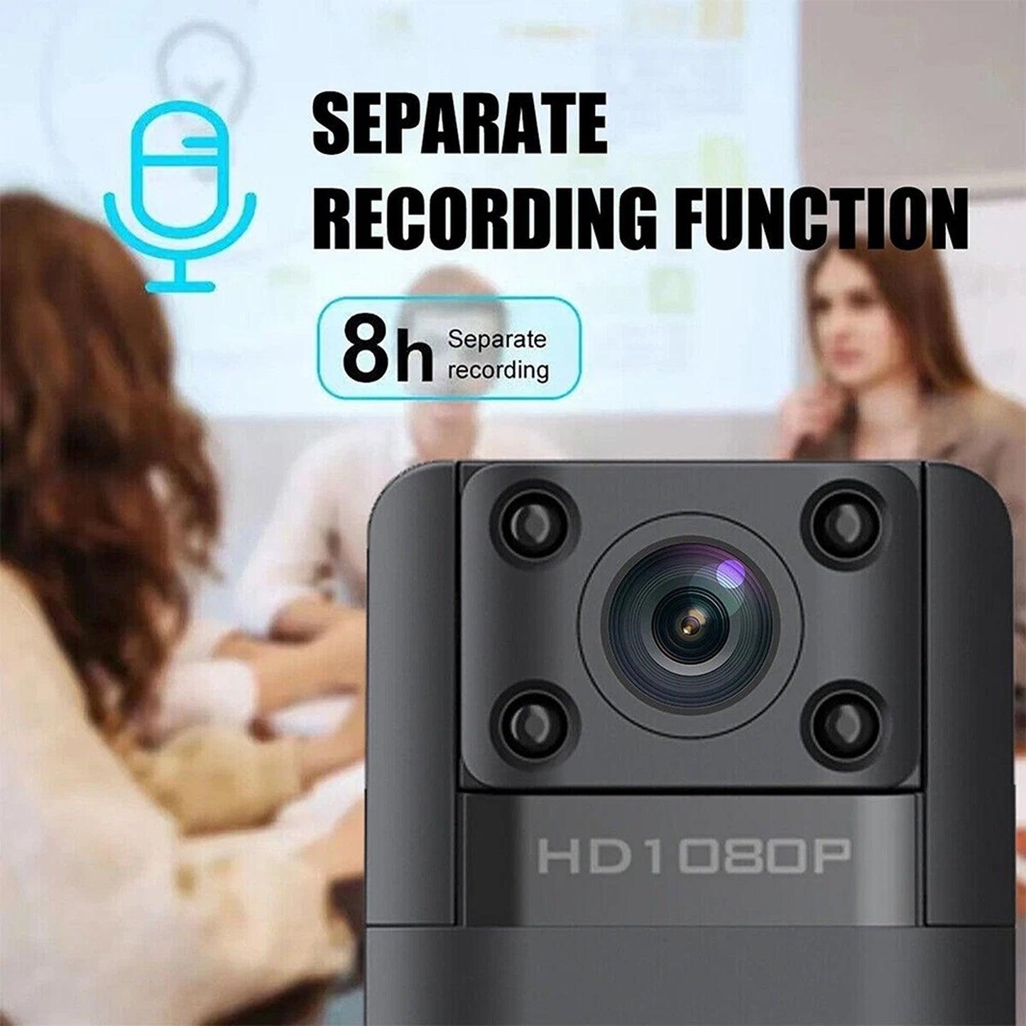 Portable 1080P Body Camera Pocket Clip DVR Video Recorder