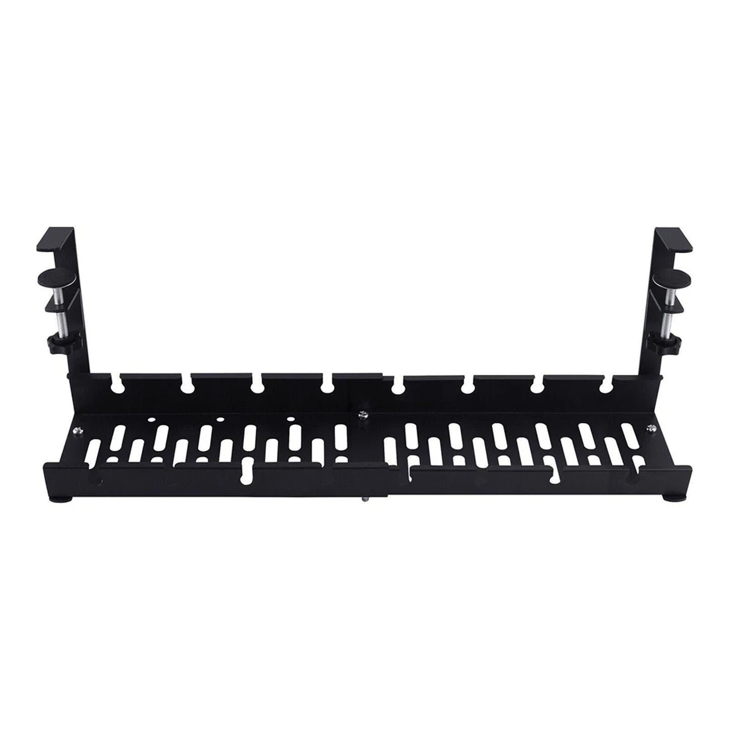 Black Cable Management Basket Tray For Desk Wire Storage Organizer