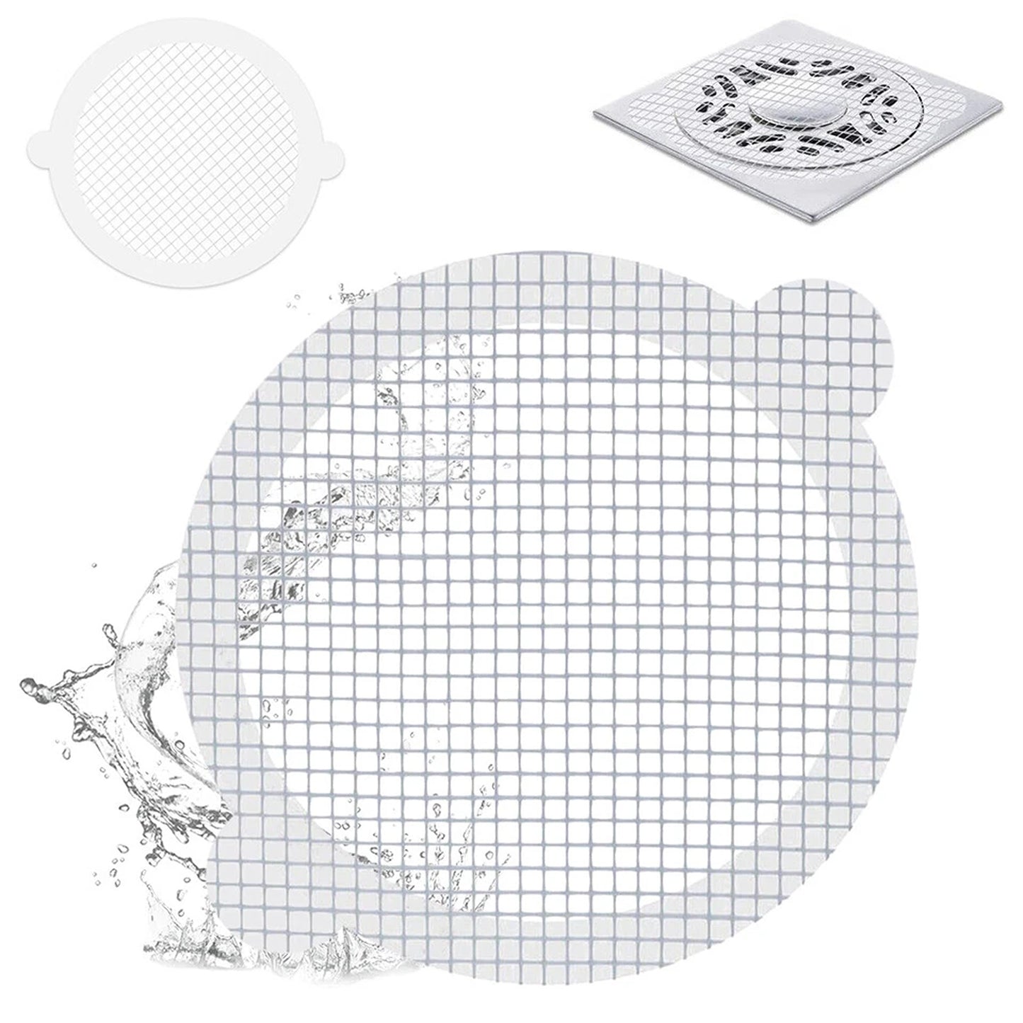 Drain Hair Catcher Covers for Bathroom Showers 30pcs
