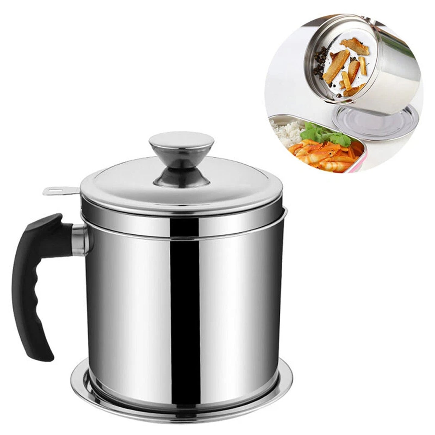 Cooking Oil Strainer Pot with Filter