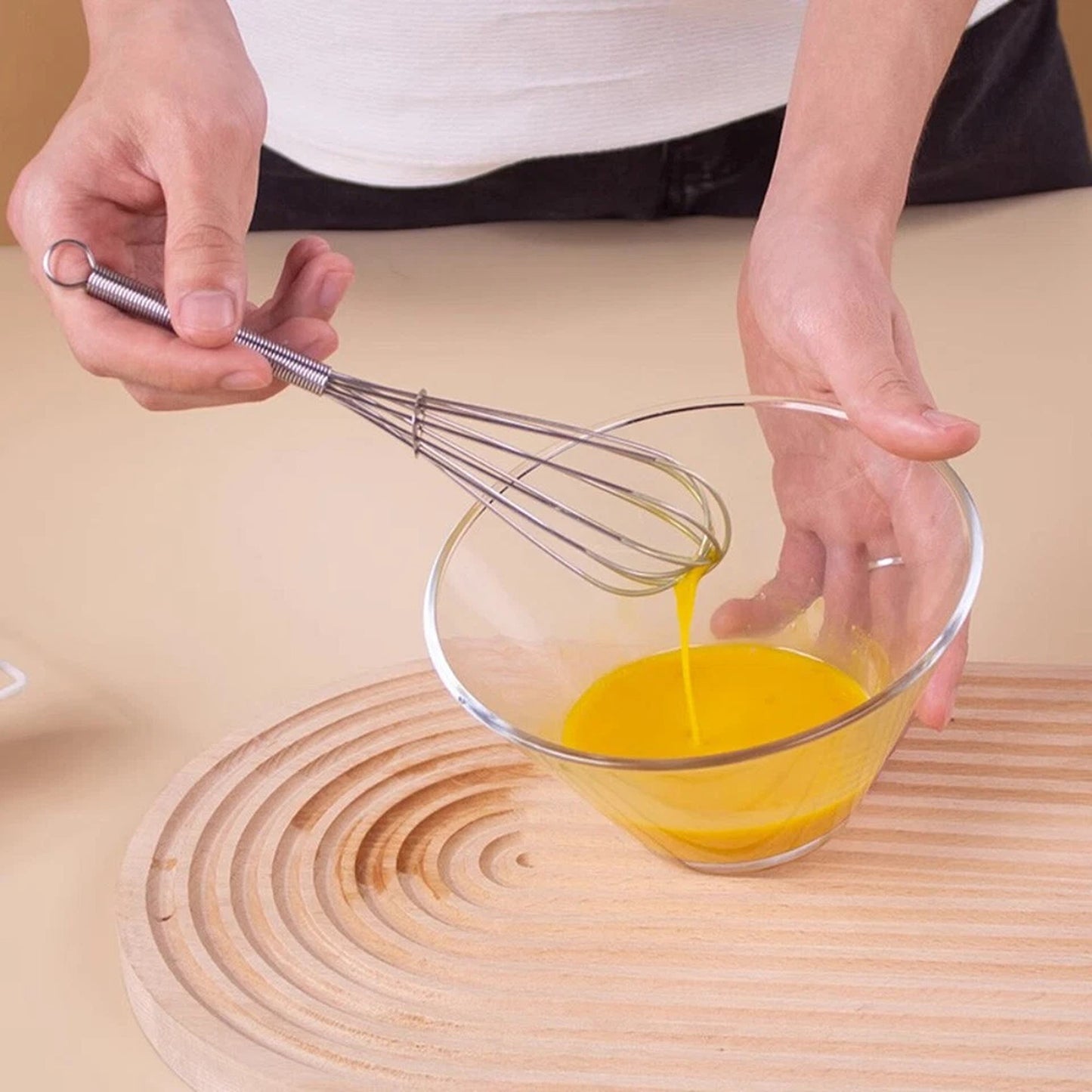 3 Piece Stainless Steel Balloon Whisk Set for Baking and Cooking