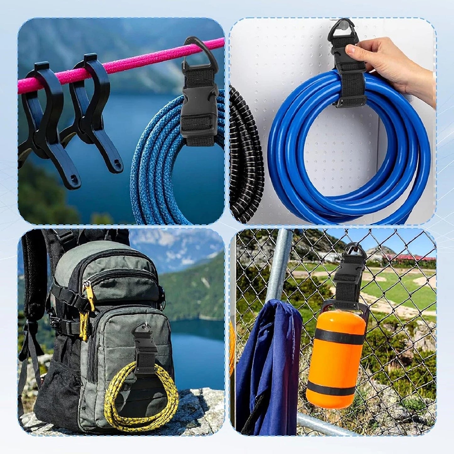 6 Piece Cable and Extension Cord Storage Straps