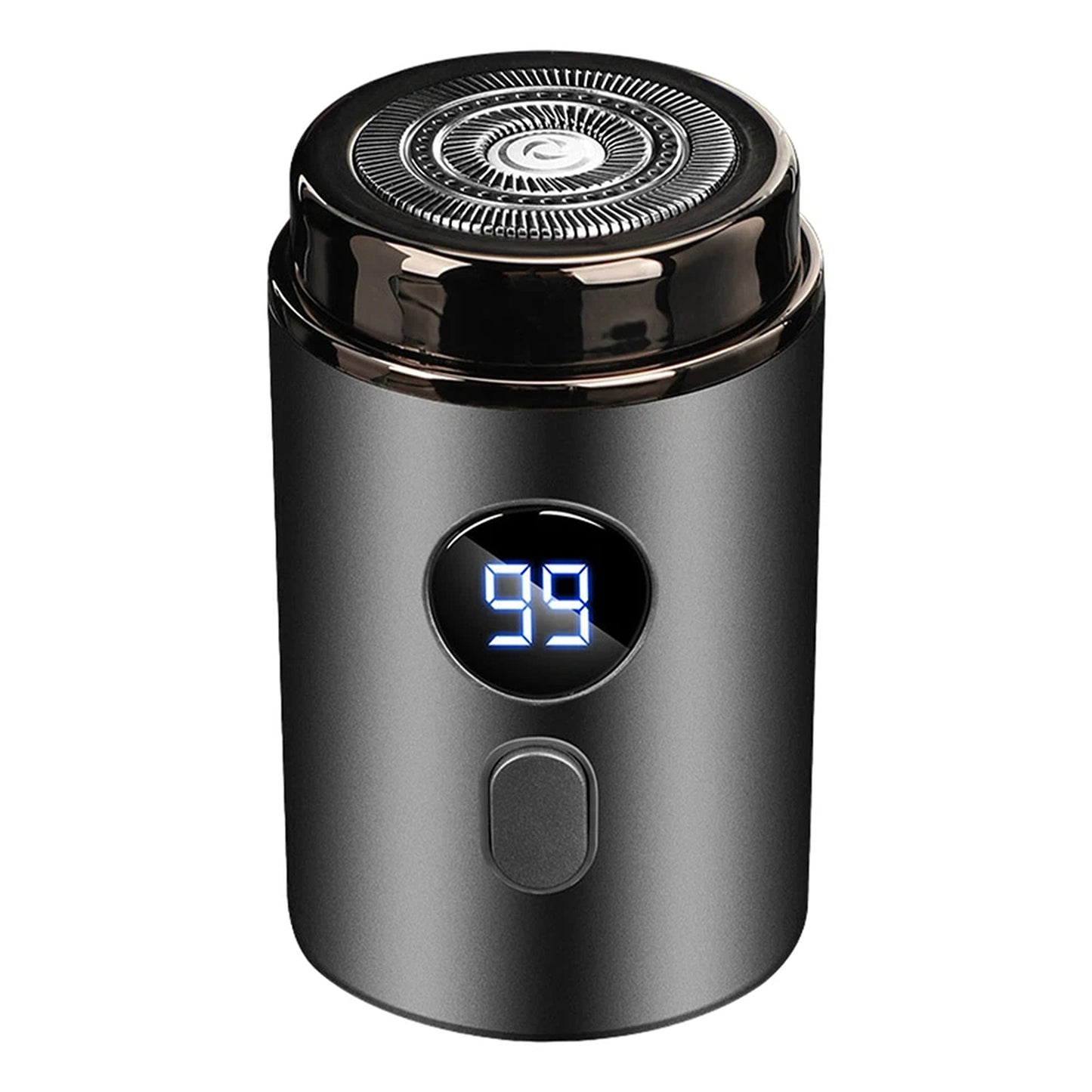 Grey Mini Electric Razor for Men Pocket Size Rechargeable