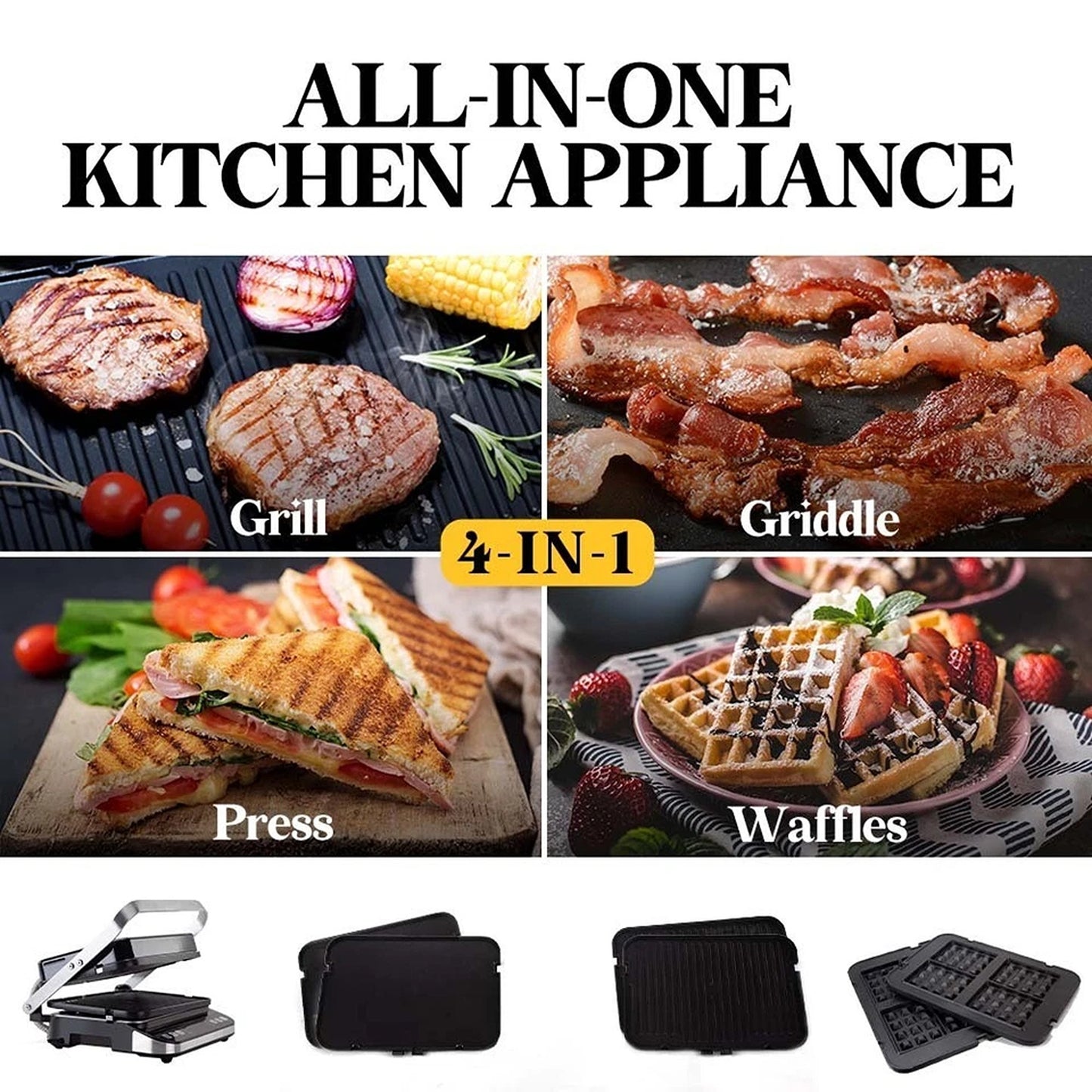 Smart Multi Contact Grill and Panini Press